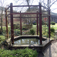 Solebrunnen Kurpark großerBrunnen Bad Salzdetfurth